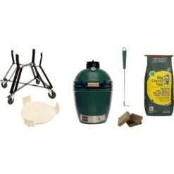 Barbecue Serien Geschäft 12 Big Green Egg Medium, Starter-Paket, Holzkohlegrill