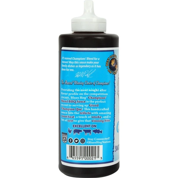 Blues Hog Champions' Blend Barbecue Sauce 2 Blues Hog Champions' Blend Barbecue Sauce – Bild 2