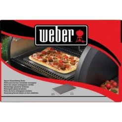Weber Glasierter Pizzastein 18414, Eckig 44cm X 30cm -Barbecue Serien Geschäft Weber Glasierter Pizzastein 18414 eckig 44cm x 30cm@@1808790 3