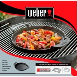 Weber Gourmet BBQ System Pfan­nen­ein­satz 7421, Grillplatte -Barbecue Serien Geschäft Weber Gourmet BBQ System Pfan nen ein satz 7421 Grillplatte@@1014932 4