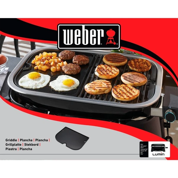 Weber Grillplatte 6612, Für Lumin Elektrogrill 4 Weber Grillplatte 6612, Für Lumin Elektrogrill – Bild 4