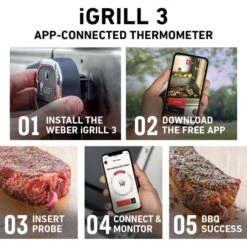 Weber Grillthermometer IGrill 3 33 Weber Grillthermometer IGrill 3 -Barbecue Serien Geschäft Weber Grillthermometer iGrill 3@@1303167 16