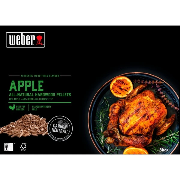 Weber Holzpellets Apfelholz, 8kg, Brennstoff 1 Weber Holzpellets Apfelholz, 8kg, Brennstoff